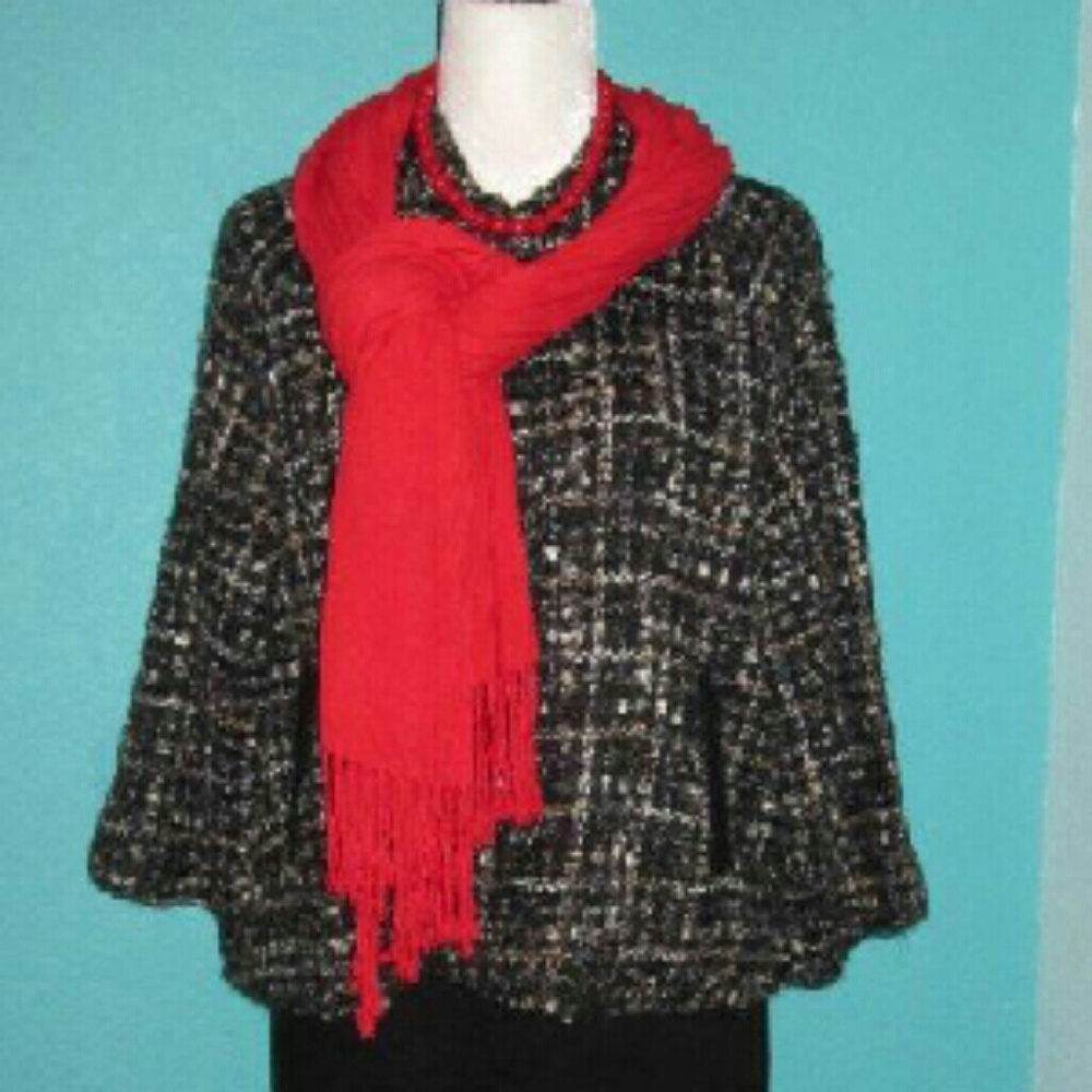 Cropped Swing Jacket Sz L New